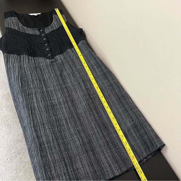 Salt & Pepper Grey Wool Blend Dress - Picture 14 of 15